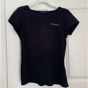Chase bank lands end uniform top